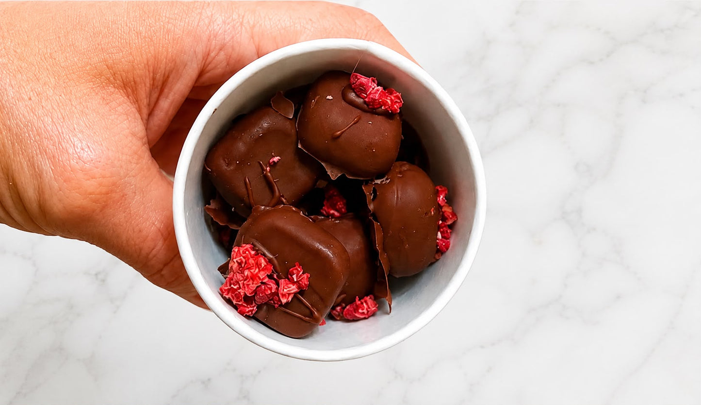 Himbeer Eis-Pralinen